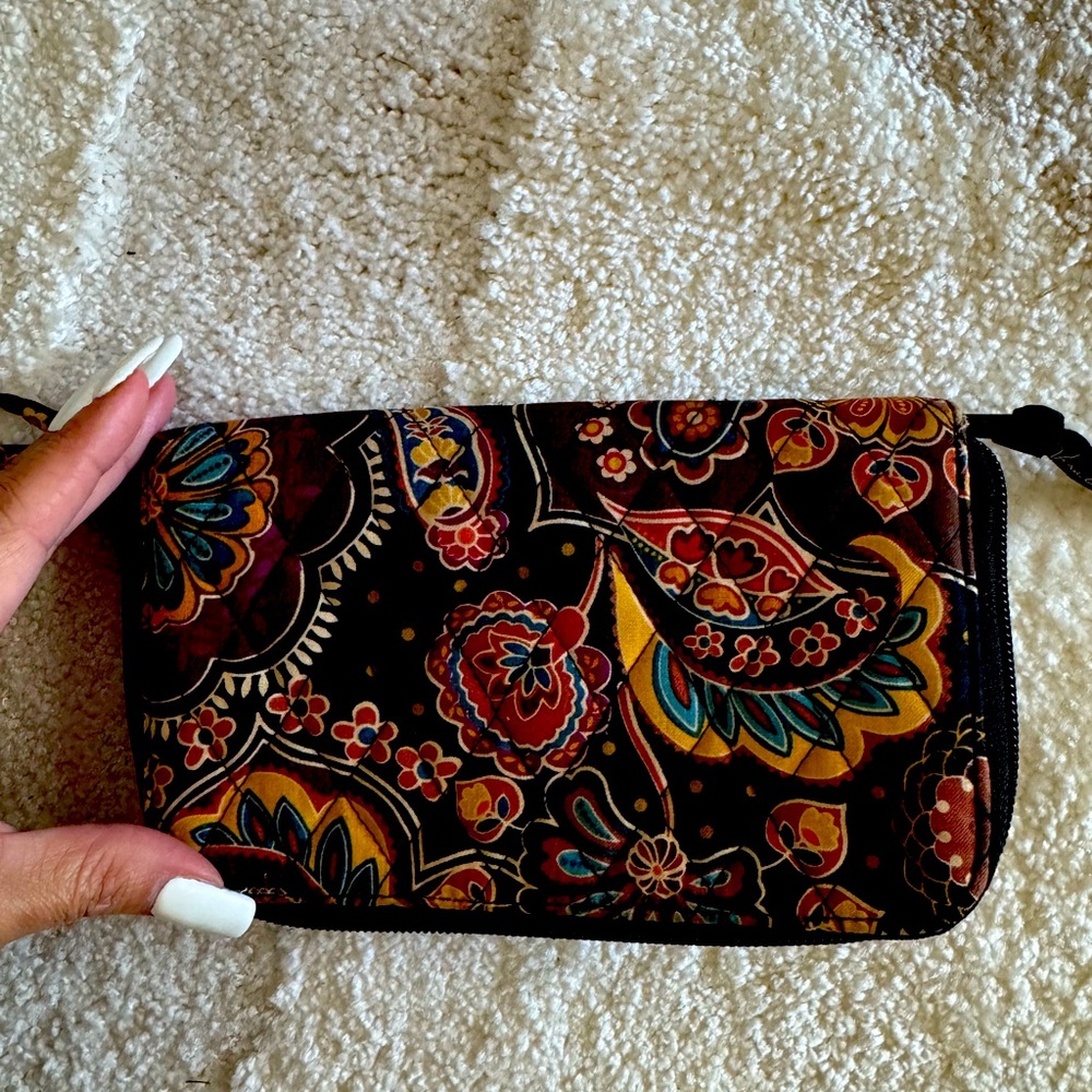 Vera Bradley Multicolor Floral Clutch NWOT